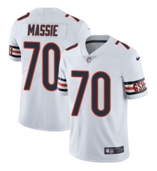 Youth Nike Chicago Bears #70 Bobby Massie Elite White NFL Jersey