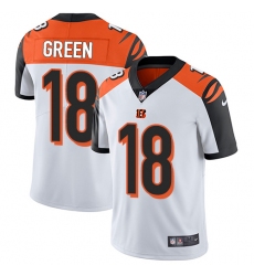Youth Nike Cincinnati Bengals #18 A.J. Green Elite White NFL Jersey