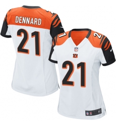 Women's Nike Cincinnati Bengals #21 Darqueze Dennard Game Orange Alternate NFL Jersey