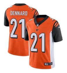 Youth Nike Cincinnati Bengals #21 Darqueze Dennard Elite Orange Alternate NFL Jersey