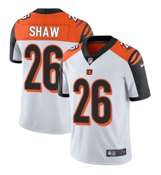 Youth Nike Cincinnati Bengals #26 Josh Shaw Elite White NFL Jersey