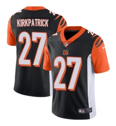 Youth Nike Cincinnati Bengals #27 Dre Kirkpatrick Elite Black Team Color NFL Jersey