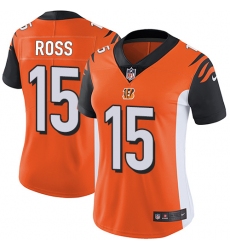 Women's Nike Cincinnati Bengals #15 John Ross Elite Orange Alternate NFL Jersey