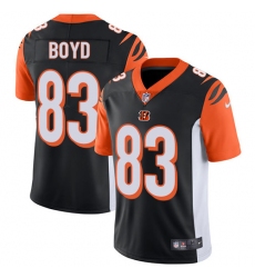 Youth Nike Cincinnati Bengals #83 Tyler Boyd Elite Black Team Color NFL Jersey