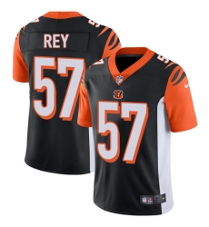 Youth Nike Cincinnati Bengals #57 Vincent Rey Elite Black Team Color NFL Jersey