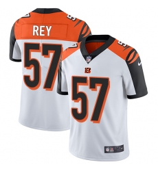 Youth Nike Cincinnati Bengals #57 Vincent Rey Elite White NFL Jersey