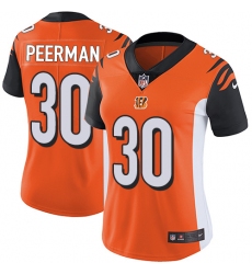 Women's Nike Cincinnati Bengals #30 Cedric Peerman Elite Orange Alternate NFL Jersey
