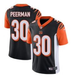 Youth Nike Cincinnati Bengals #30 Cedric Peerman Vapor Untouchable Limited Black Team Color NFL Jersey