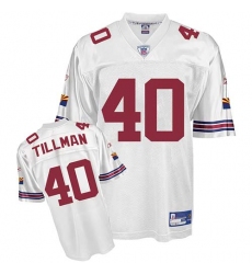 Reebok Arizona Cardinals #40 Pat Tillman White Authentic Throwback NFL Jersey