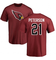 NFL Nike Arizona Cardinals #21 Patrick Peterson Maroon Name & Number Logo Personalized T-Shirt