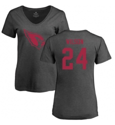 NFL Women's Nike Arizona Cardinals #24 Adrian Wilson Ash One Color T-Shirt