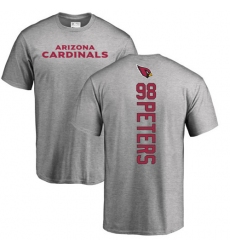 NFL Nike Arizona Cardinals #98 Corey Peters Ash Backer T-Shirt