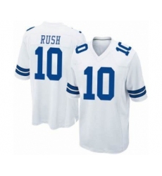 Men's Dallas Cowboys #10 Cooper Rush White Vapor Limited Stitched Jersey