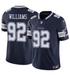 Men's Dallas Cowboys #92 Quinnen Williams Navy 2025 F.U.S.E Vapor Untouchable Limited Football Stitched Jersey