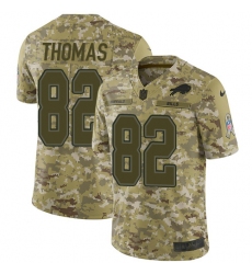 Men's Nike Buffalo Bills #82 Logan Thomas Limited Camo 2018 Salute to Service NFL Jersey
