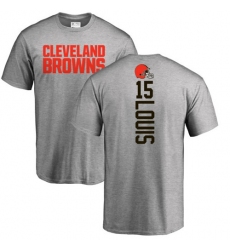 NFL Nike Cleveland Browns #15 Ricardo Louis Ash Backer T-Shirt