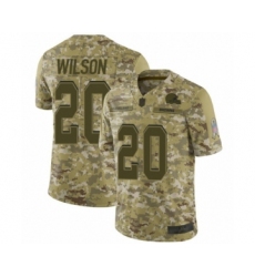 Youth Cleveland Browns #20 Howard Wilson Orange Alternate Vapor Untouchable Limited Player Football Jersey