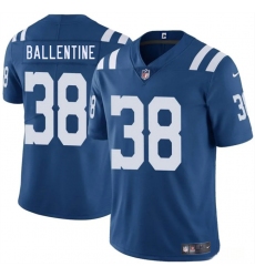 Men's Indianapolis Colts #38 Corey Ballentine Blue 2025 Vapor Limited Football Stitched Jersey